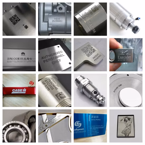 Portable Mini Handheld 20W 30W Metal Pipe Code Logo Steel Sheet Plate Metal Laser Marking Machine