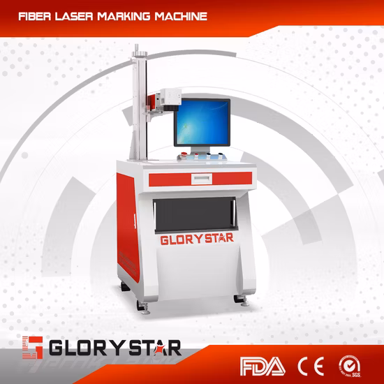 Environmental Friendly Electronic Components Fiber Laser Marking Machine
