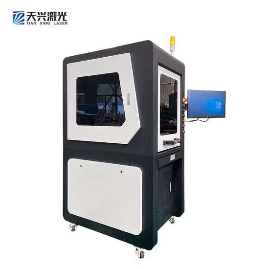CCD Visual Positioning Jpt Mopa Lp-E 20W 30W 50W Fiber Laser Marking Machine Entire Enclosed Laser Marker